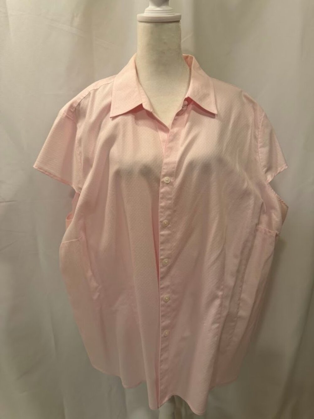 NWOT JONES NEW YORK Pink Color Top (100% Cotton) - 3X